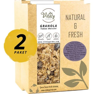 Doğal Katkısız Granola Yaban Mersini 2'li Paket 2X320G