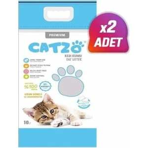 Bentonit Marsilya Sabun Kokulu Topaklanan Kedi Kumu 10 Lt 2 Adet