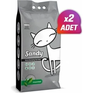 Sodyum Bentonit Ultra Topaklaşan Kokusuz Doğal Kedi Kumu 10 kg 2 Adet