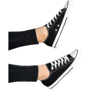 Kadın Erkek Kısa Keten Spor Ayakkabı