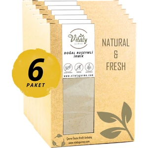 Vitaly Gurme  Ruşeymli Irmik +8 Ay Bebek Ek Gıda 6'lı Paket 6X500G
