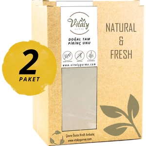 Vitaly Gurme  Un Tam Pirinç Unu +6 Ay Bebek Ek Gıda 2'li Paket 2X500G