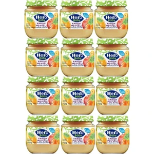 Hero Baby 125 gr Karışık Meyveli Kavanoz Mama 12 Adet