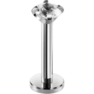 Cerrahi Çelik Silver Tek Taş Piercing 6 mm
