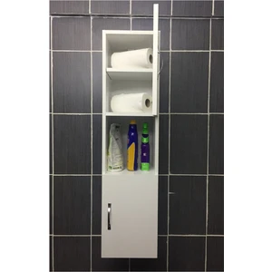2 Kapaklı Bölmeli Banyo Asma Boy Dolabı Çok Amaçlı Duvara Monteli Dolap Asma Dolap