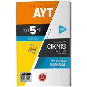 A Yayınları AYT Tüm Dersler Sayısal Son 5 Yıl Konularına Göre Çözümlü Çıkmış Sorular