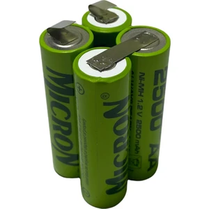 4.8 V Şarjlı Matkap Pili (Bataryası) 2500 Mah Ni-Cd Aa Pil