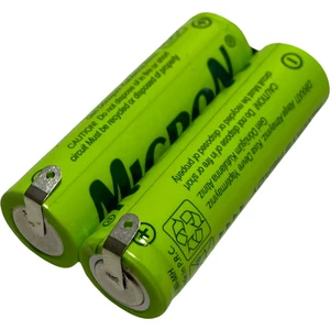 2.4  V Tıraş Makinesi Pili Bataryası 1100 Mah  Aa Kalem Pilden, Puntalı