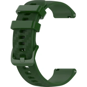Samsung Galaxy Watch 3 Için 20Mm Silikon Kayış 41Mm Yeşil (Yurt Dışından)