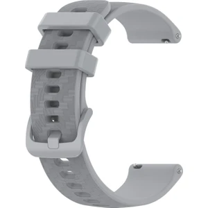 Samsung Galaxy Watch 3 Için 20Mm Silikon Kayış 41Mm Gri (Yurt Dışından)