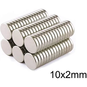10X2MM Neodyum Güçlü Mıknatıs - Neodim Magnet