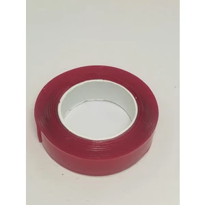(3 Adet) Silikonlu Çift Taraflı Montaj Bandı 18MM x 2mt Kırmızı Bant(3 Adet) 3ADET