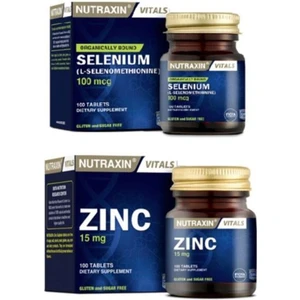 Çinko Takviyesi 15 Mg 100 Tablet + Selenyum Takviyesi 100 Mcg 100 Tablet
