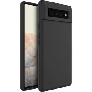 Google Pixel 6 Pro Matte Serisi Silikon Tpu Kılıf - Siyah