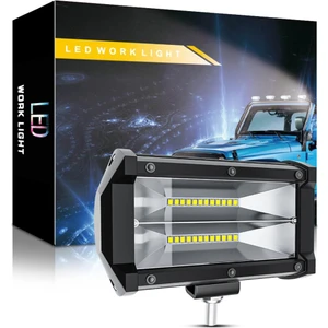 Zauss Dc 9-30V Su Geçirmez Çift Sıra 24 LED Off Road Spot Lambası 72W