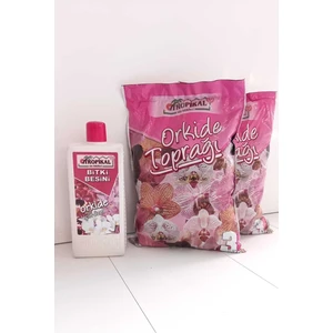 Orkide Toprağı 6 lt Tropikal Orkide Besini 1 lt Vitamin