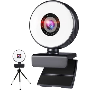Webcam Işık Ile Gaming Streaming ile Güzellik Rötuş Pc Laptop 1k (Yurt Dışından)
