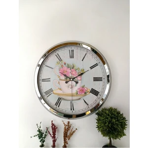 Aib Store Dekoratif Metal Krom Mutfak Duvar Saati 40 cm  Hediyelik