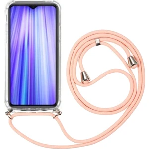 Samsung Galaxy M31 Boyundan Askılı Ipli Şeffaf Darbe Emici Silikon Telefon Kılıfı