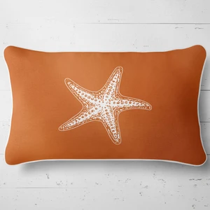 Lux Vie Kırlent Çift Tarafı Baskılı Dekoratif Marin Yastık Kılıfı