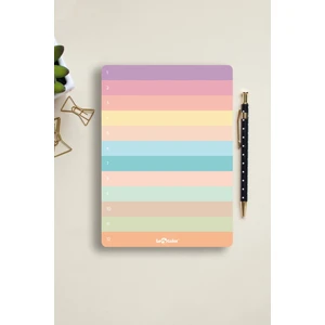 Le Color Numaralı Planlayıcı Blok Pastel