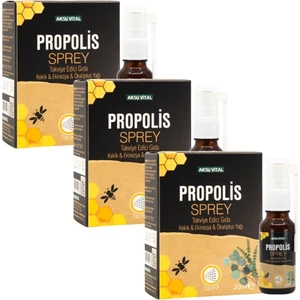 Aksu Vital Propolis Sprey Kekik Ekinezya Okaliptus Ilaveli 20 ml x 3