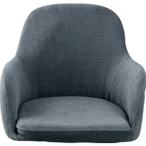 B Baosity Jakarlı Yemek Sandalye Slipcovers Yemek Odası Sandalye Koruyucu Kahve (Yurt Dışından)