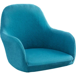 B Baosity Jakarlı Yemek Sandalye Slipcovers Yemek Odası Sandalye Koruyucu Kahve (Yurt Dışından)