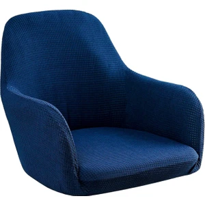 B Baosity Jakarlı Yemek Sandalye Slipcovers Yemek Odası Sandalye Koruyucu Kahve (Yurt Dışından)