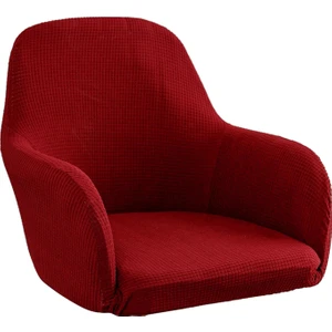 B Baosity Jakarlı Yemek Sandalye Slipcovers Yemek Odası Sandalye Koruyucu Kahve (Yurt Dışından)