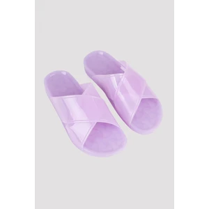 Lila Cross Jelly Terlik
