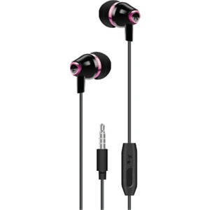 SL-KU101 Tıdyy Kulak Içi Siyah/pembe Mikrofonlu Kulaklık