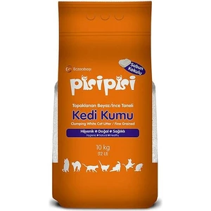 Pisi Pisi Sabunlu Topaklanan Bentonit Kedi Kumu Ince 10 kg