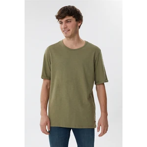 Lee Cooper Bisiklet Yaka Oversized DüzHaki Erkek T-Shirt - 222 Lcm 242041 Thomas