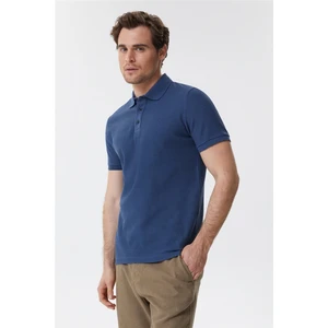 Lee Cooper Regular Fit Düz Açık Lacivert Erkek Polo T-Shirt - 222 Lcm 242049 Tylen