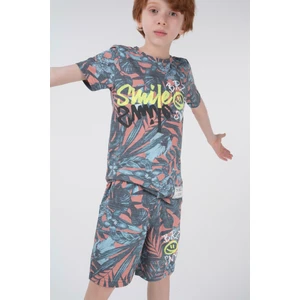 BRZ Collection Baskılı Erkek Çocuk Kısa Kollu T-Shirt