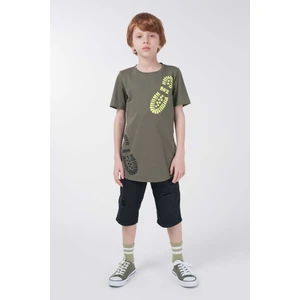 BRZ Collection Baskılı Erkek Çocuk Kısa Kollu T-Shirt