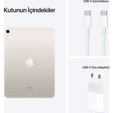 Apple iPad Air 5. Nesil 10.9 64GB Wi-Fi Cellular Tablet - Fiyatı