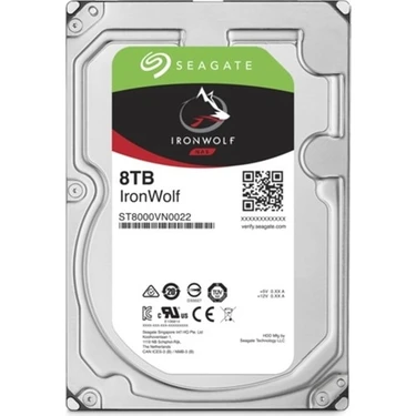 Seagate Ironwolf 3,5 8tb 256MB 7200