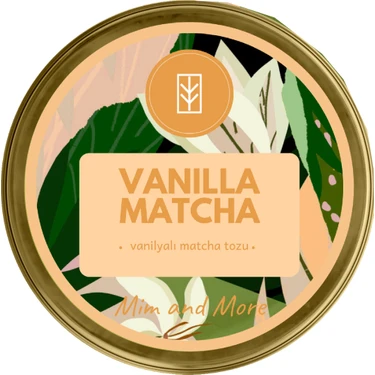 Mim And More Vanilla Matcha - Vanilyalı