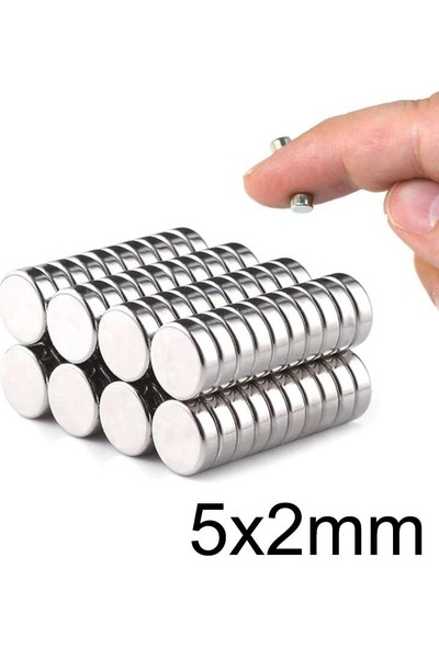 5X2MM Neodyum Güçlü Mıknatıs - Neodim Magnet