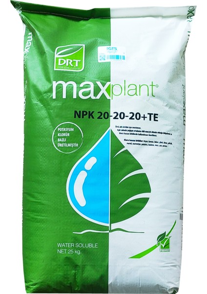 Doktor Tarsa Maxplant 20-20-20+Te 25KG Npk Gübresi Harmanlanmış