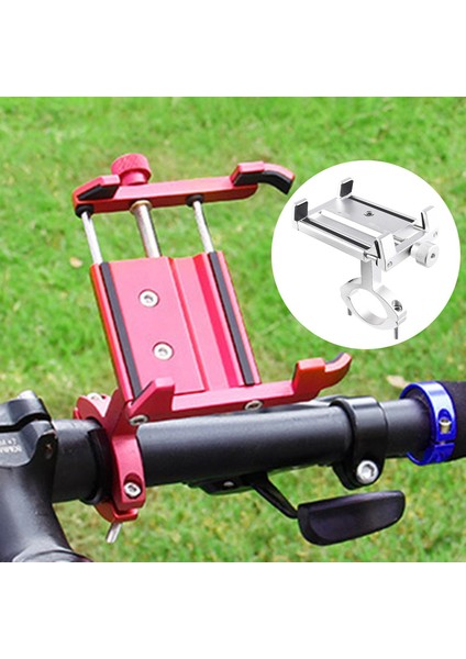Motosiklet Gidon Telefon Dağı iPhone 11 12 Pro Max Mini Scooter Gümüş Hiçbir Dönme modelleri
