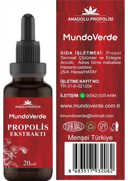 Propolis Ekstraktı modelleri