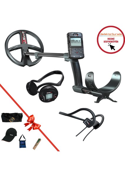 Deus 2 Dedektör 28CM Full Paket + Sualtı Kulaklık