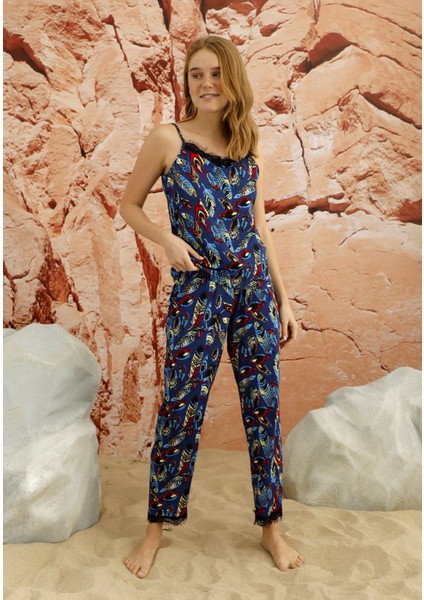 Ip Askılı Pegasus Kadın Pijama Takımı- Genç Anne Serisi- Çeyizlik Pijama