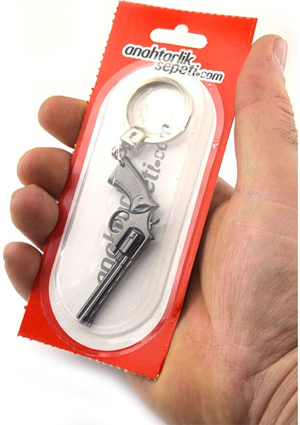 45 Lik Toplu Kovboy Tabancası Anahtarlık - Siyah Mat indirimleri