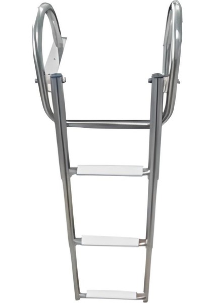 Tekne Merdiveni Katlanabilir Teleskopik Merdiven 3 Krom Tutamaklı 92CM