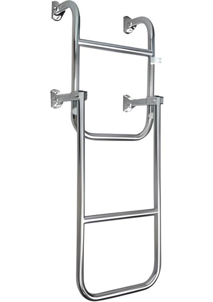 Tekne Merdiveni Katlanır 2+2 Krom 85CM
