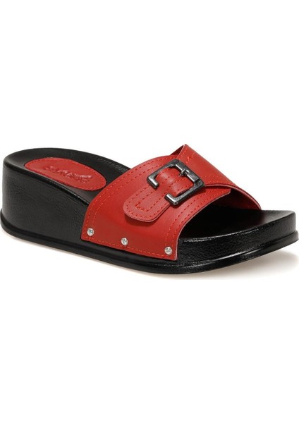 158680.Z2FX Kırmızı Kadın Günlük Terlik